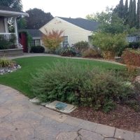 Artificial Grass Yorba Linda, California Landscape Design, Front Yard Landscaping Ideas