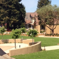 Artificial Turf Installation Midway City, California Landscape Rock, Front Yard Landscaping