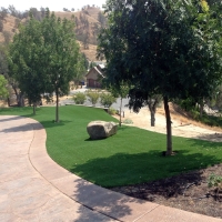 Fake Lawn Portola Hills, California Paver Patio, Small Front Yard Landscaping