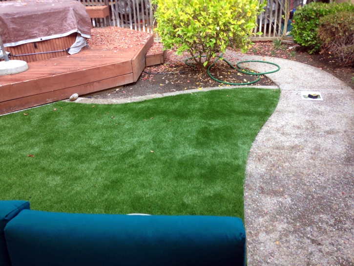 Artificial Grass Installation Brea, California Roof Top, Beautiful Backyards