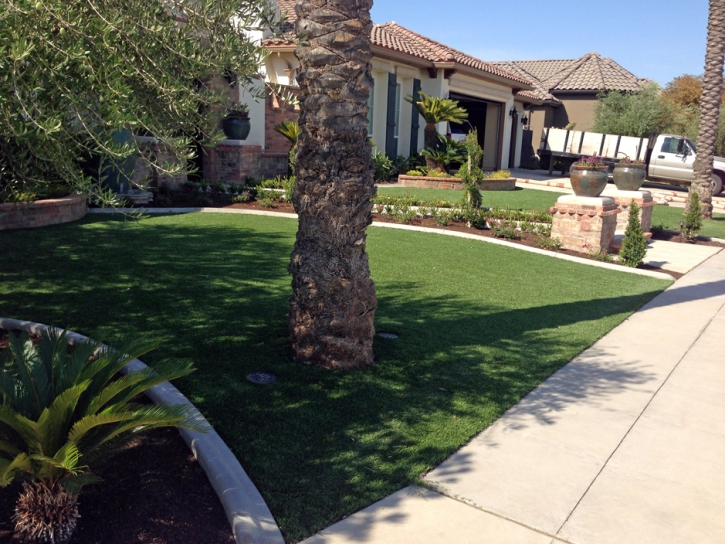 Artificial Grass Installation Laguna Beach, California Landscaping, Front Yard