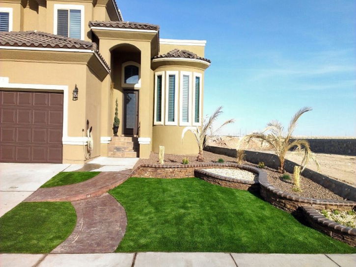 Artificial Grass Installation Midway City, California Landscape Rock, Front Yard Landscape Ideas