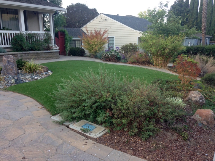 Artificial Grass North Tustin, California Landscaping, Small Front Yard Landscaping