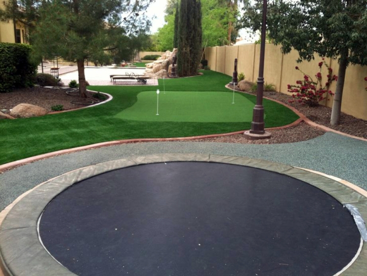 Artificial Turf Fountain Valley, California Putting Greens, Backyard Makeover