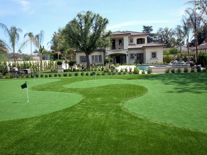 Fake Turf Rancho Santa Margarita, California Putting Green Flags, Front Yard Landscaping Ideas