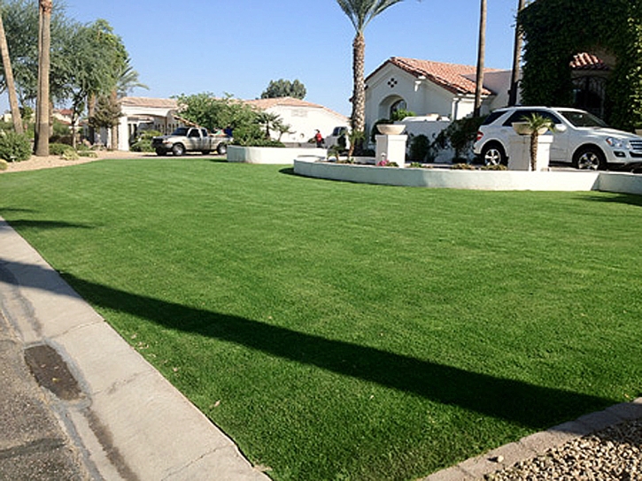 Synthetic Grass Cost North Tustin, California Landscape Design, Front Yard